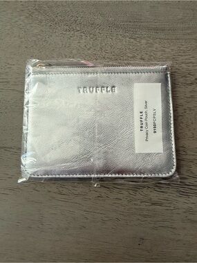 NWT Truffle Privacy Coin Leather Pouch
